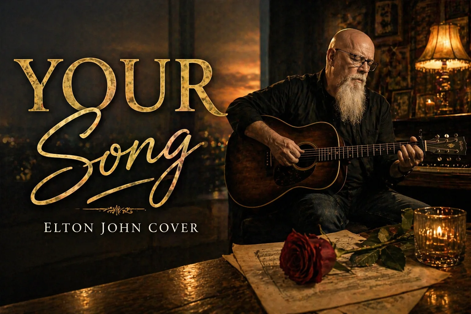 Your Song acoustic cover performance – Phillip Rogers