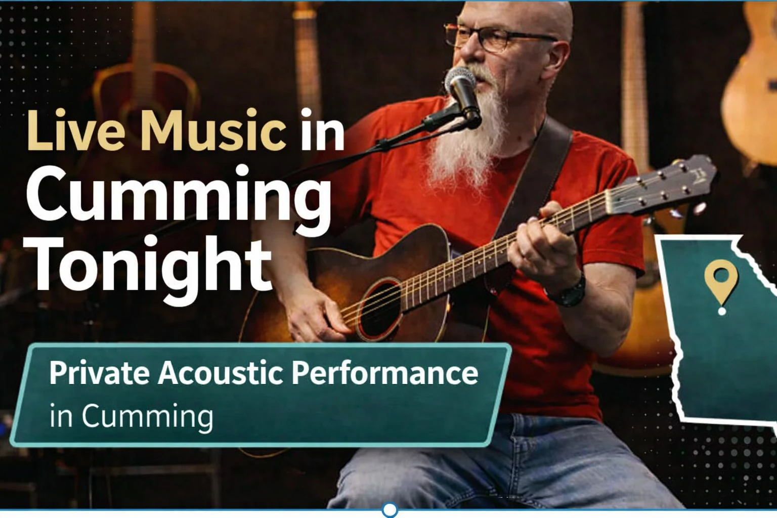 Live music in Cumming, GA — Phillip Rogers performing private acoustic music