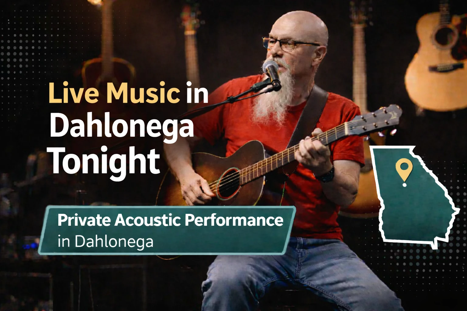 Live acoustic music in Dahlonega Georgia for cabins wineries weddings proposals and private mountain gatherings by Phillip Rogers