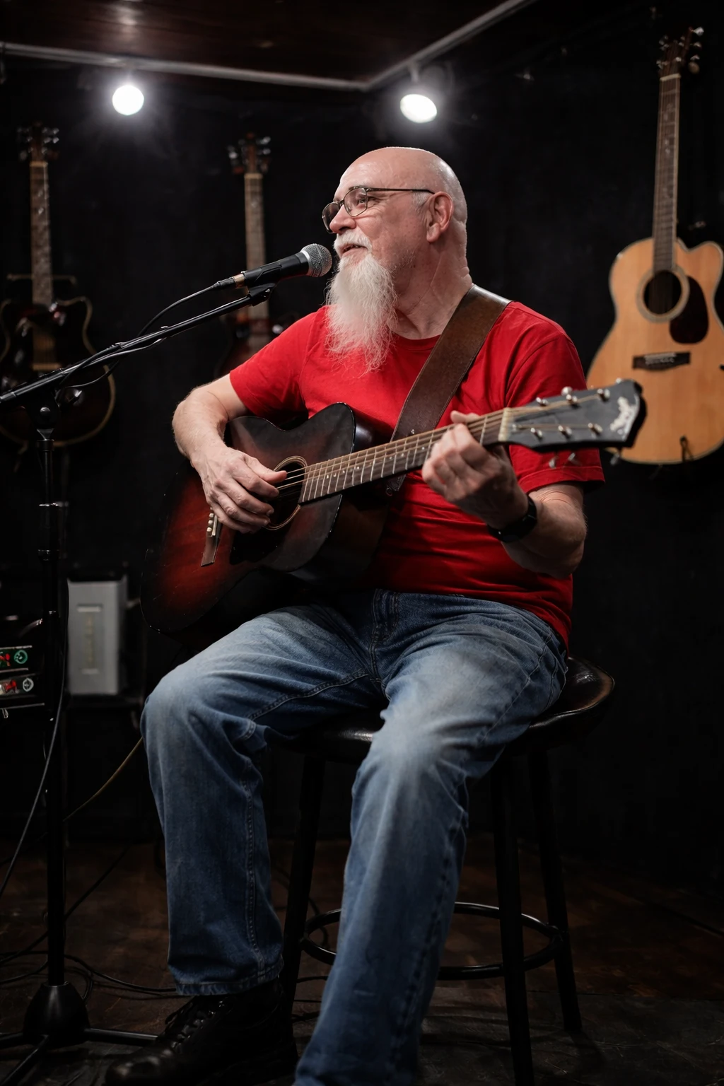 Phillip Rogers performing live acoustic music in North Georgia